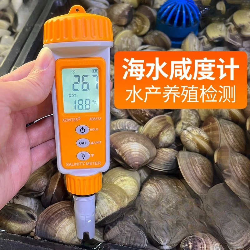 Aquarium Marine Salt - Oferta limitowana: Elektroniczny miernik zasolenia akwarium,