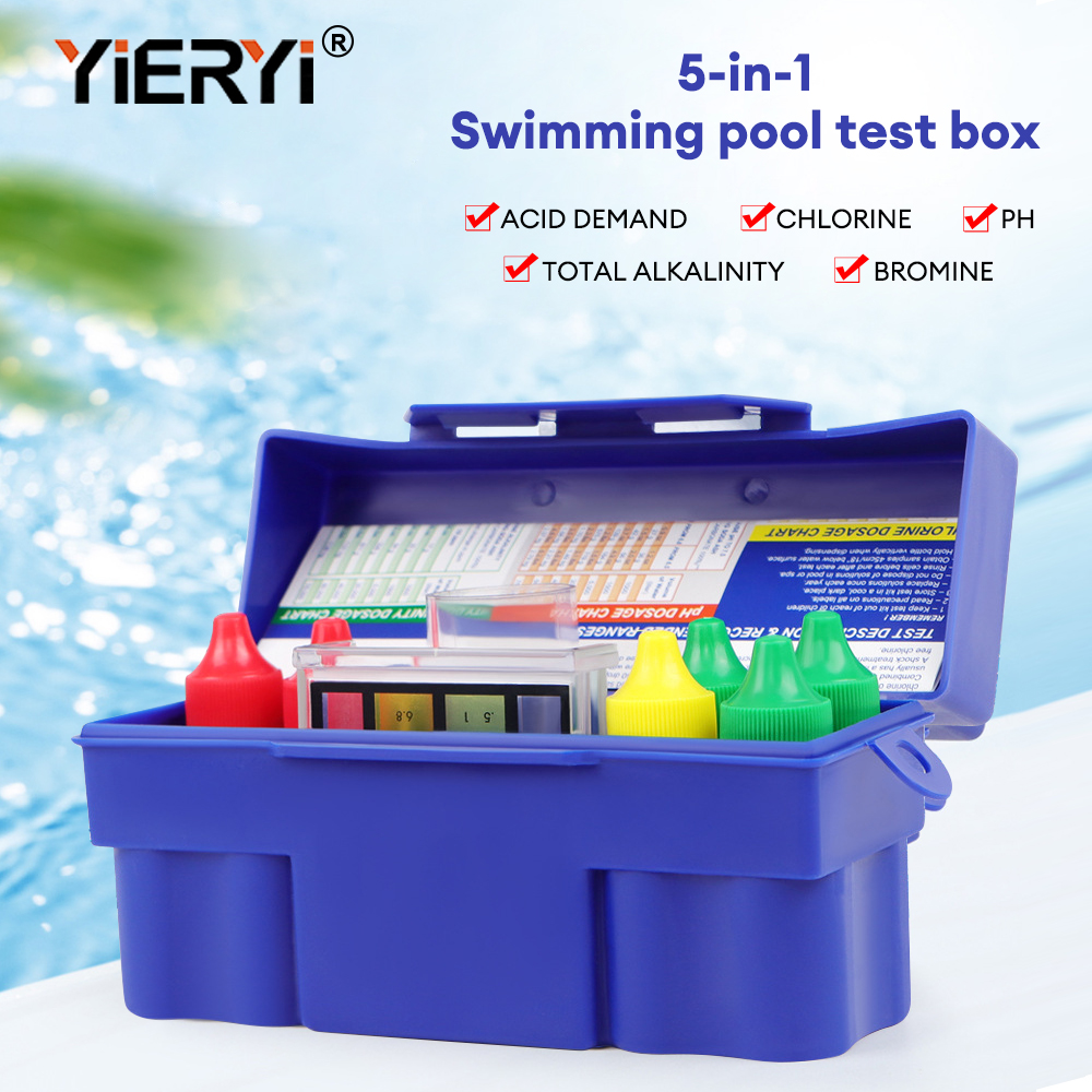 Marine Aquarium Test Kit - Yieryi 5-drożny zestaw testowy do basenu