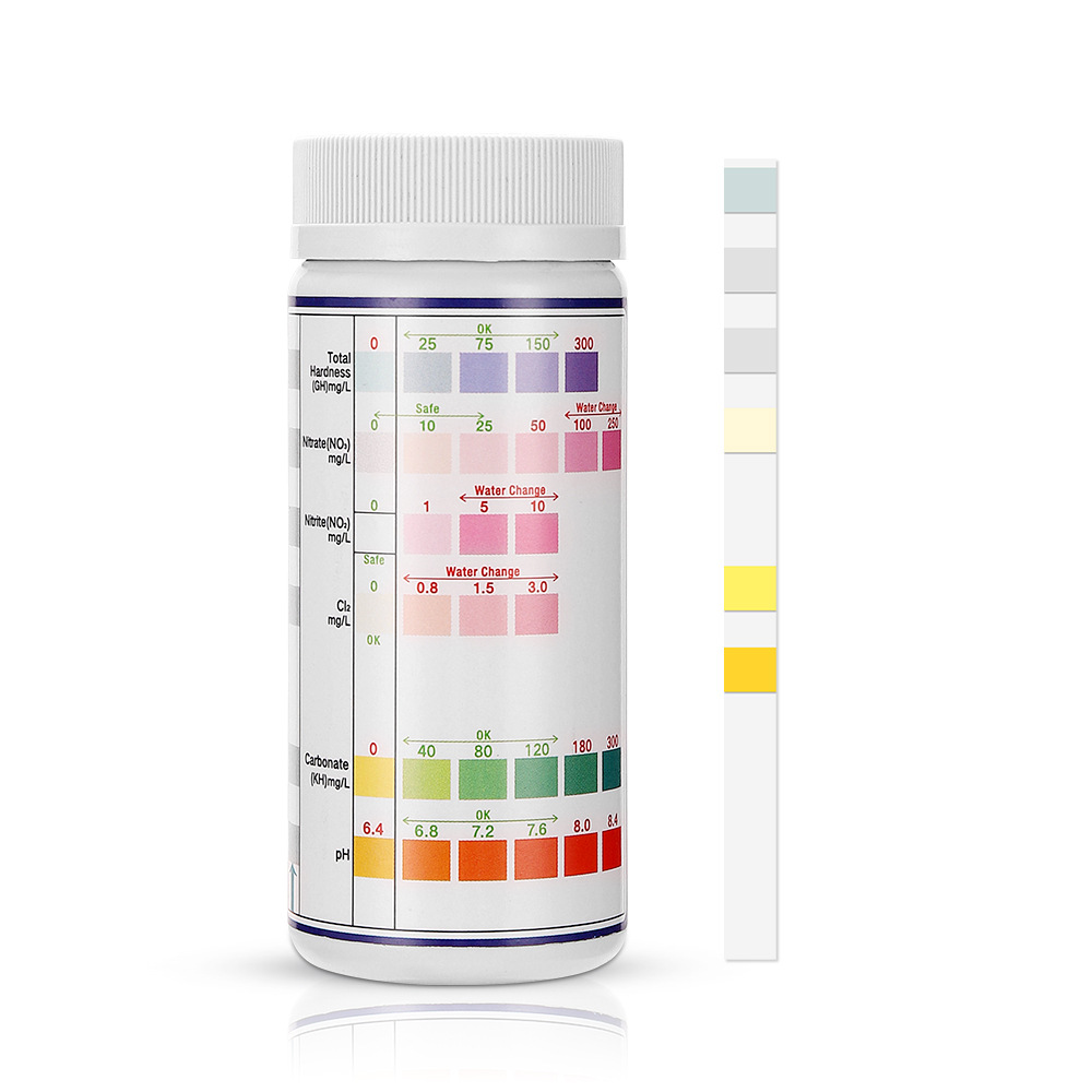 Marine Aquarium Test Kit - 6 w 1 jakości wody paski