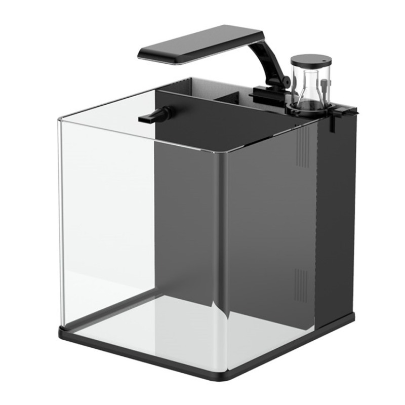 Aquarium Marine Salt - Ultra-przezroczyste szklane mini akwarium morskie na
