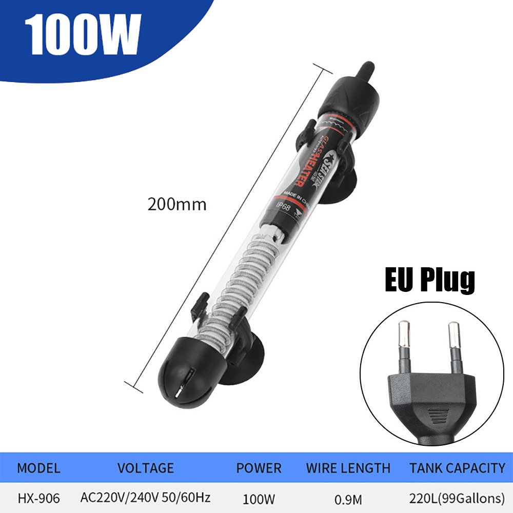 Marine Aquarium Heater - 1 szt. Grzałka termostatyczna 25W/50W/100W/200W/300W z