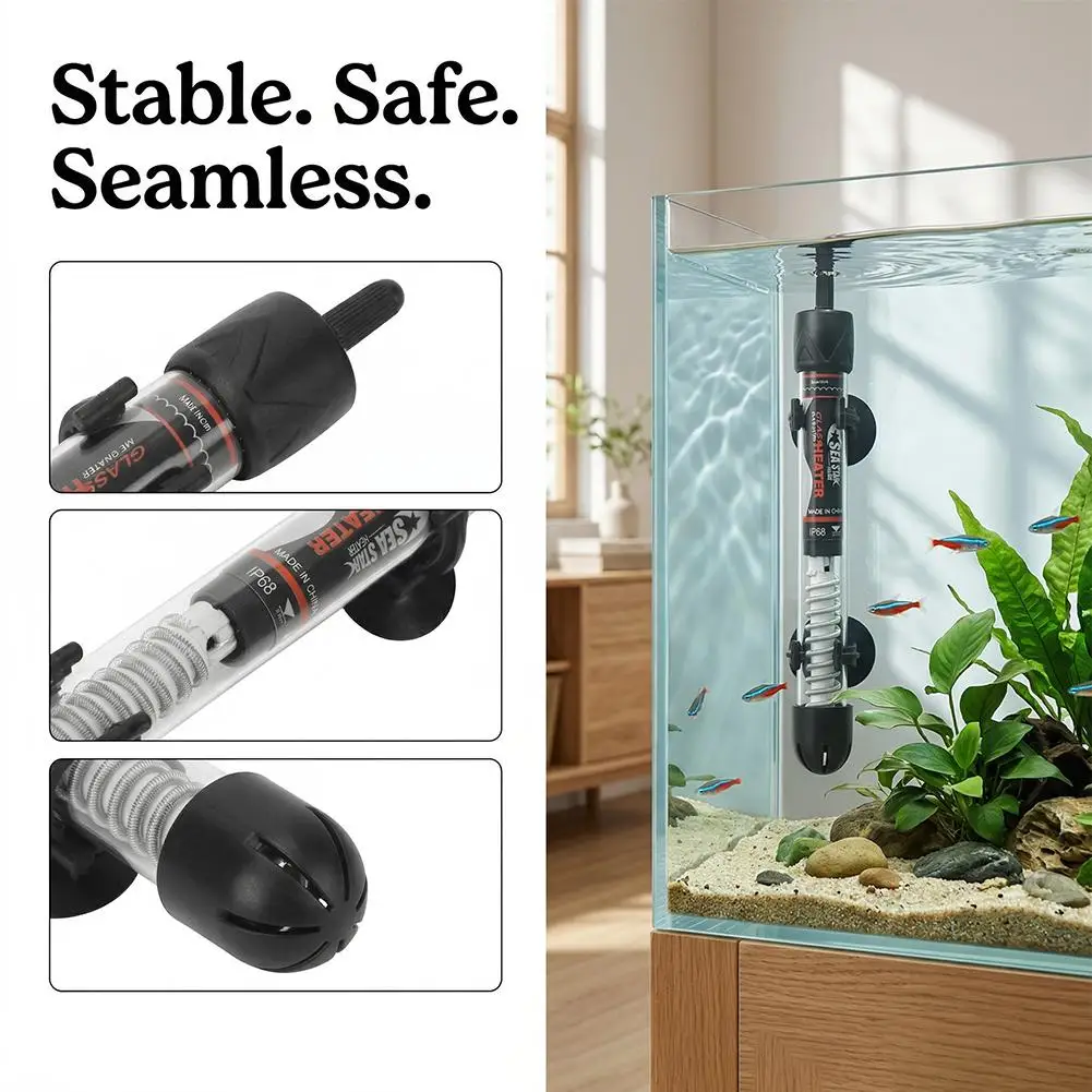 Regulowany grzałka do akwarium – Marine Aquarium Heater recenzja i cena