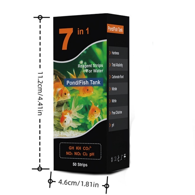Zestaw 7 w 1 pasków testowych  – Marine Aquarium Test Kit recenzja i cena