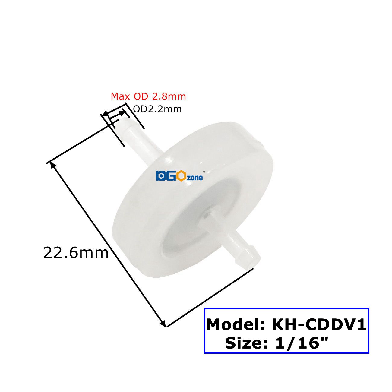 Membrana zaworu zwrotnego PVDF – Marine Aquarium Ozone Generator recenzja i cena