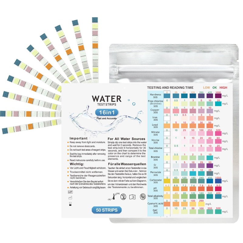 Paski testowe do akwarium słod – Marine Aquarium Test Kit recenzja i cena