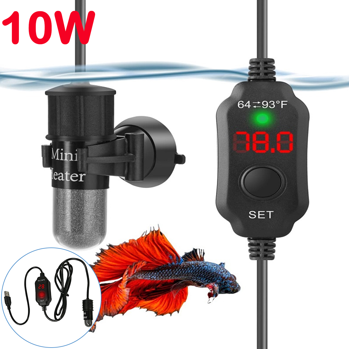 Regulowany grzejnik akwariowy  – Marine Aquarium Heater recenzja i cena