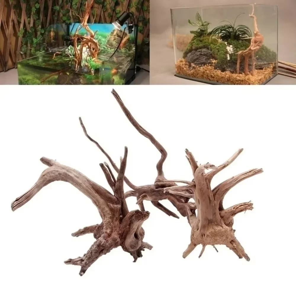 (15-20cm) Naturalny drewniany  – Aquarium Marine Fish recenzja i cena